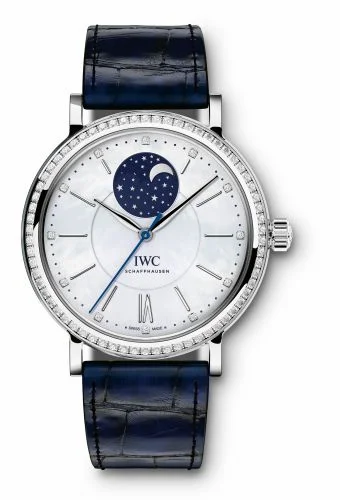 IWC Portofino Automatic Moon Phase 37 Stainless Steel / Diamond / MOP IW4590-01 (4590-01, IW459001)